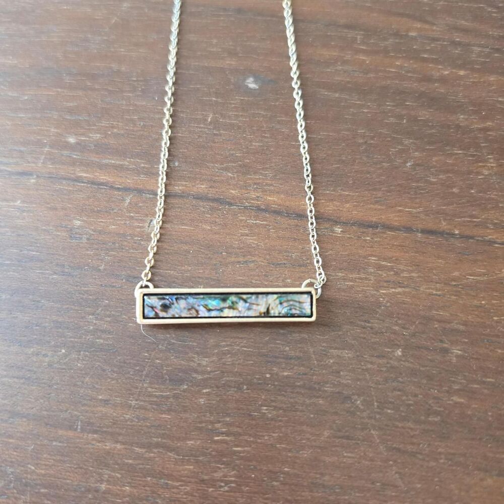 Iridescent Shell Necklace